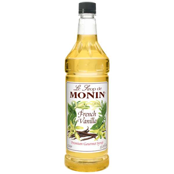 Monin Monin Kosher French Vanilla 1 Liter Bottle, PK4 M-FR190F